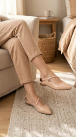 Beige Pumps For Ladies WN1425 - View 1