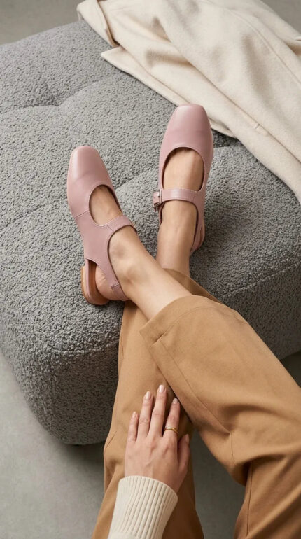 Pink Pumps For Women WN1432 - View 2