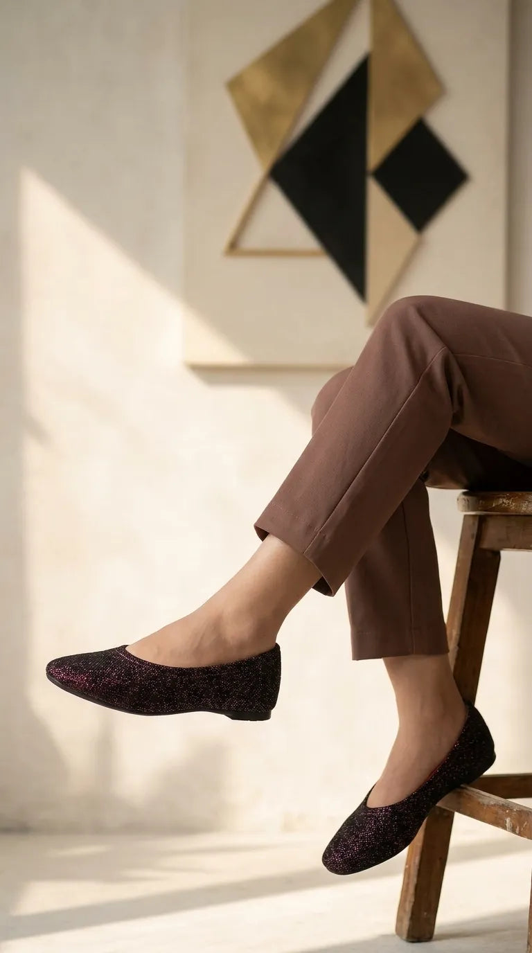 WN143405_3.jpg Maroon Pumps For Women WN1434 - View 1