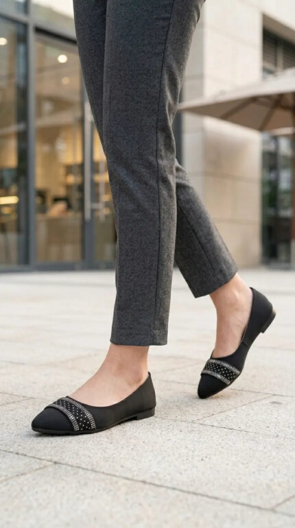 Black Pumps For Ladies WN1455 - View 2
