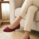 Maroon Pumps For Ladies WN1455 - View 1
