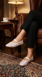 White Pumps For Women WN1470 - View 2