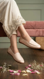 Cream Pumps For Women WN1474 - View 2