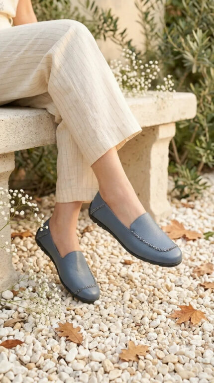 Blue Pumps For Women WN1474 - View 1