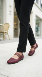 Maroon Pumps For Ladies WN1488 - View 3