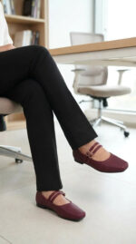 Maroon Pumps For Ladies WN1488 - View 2