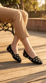 Black Pumps For Women WN1502 - View 3