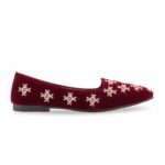 Maroon Pumps For Women WN1502 - View 4