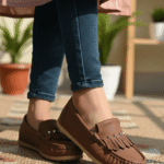 Brown Women Moccasin WN4465 - View 1