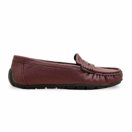 Maroon Moccasin For Women WN4471 - View 2