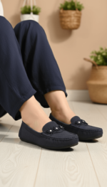 Blue Women Moccasin WN4489 - View 1
