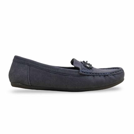 Blue Women Moccasin WN4489 - View 2