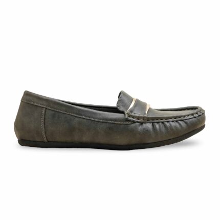 Grey Women Moccasin WN4490 - View 2