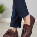 Burgundy Moccasin For Ladies WN4492 - View 1
