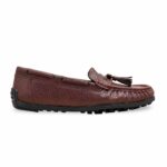 Burgundy Moccasin For Ladies WN4492 - View 2