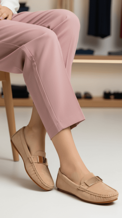 Beige Moccasin WN4509 - View 1