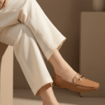 Brown Women Moccasin WN4511 - View 1