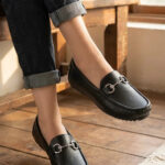 Black Moccasin For Women WN4512 - View 1