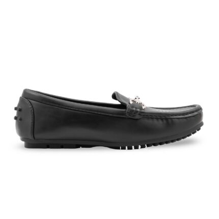 Black Moccasin For Women WN4512 - View 2