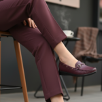 Maroon Moccasin For Ladies WN4513 - View 1