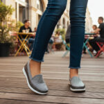 Grey Moccasin For Women WN4514 - View 2