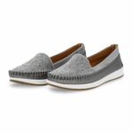 Grey Moccasin For Women WN4514 - View 4