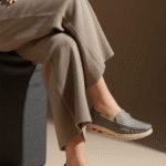 Grey Moccasin For Ladies WN4518 - View 1
