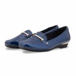 Navy Moccasin For Ladies WN4519 - View 4