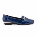 Navy Moccasin For Ladies WN4519 - View 3