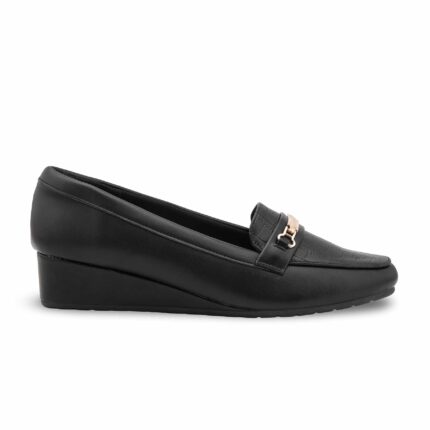 Black Moccasin For Ladies WN4520 - View 2