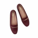Maroon Moccasin For Ladies WN4520 - View 5
