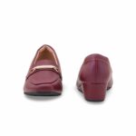 Maroon Moccasin For Ladies WN4520 - View 4