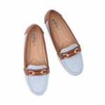Sky Blue Women Moccasin WN4522 - View 5