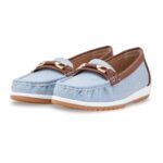 Sky Blue Women Moccasin WN4522 - View 3
