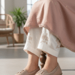 Beige Women Moccasin WN4523 - View 1