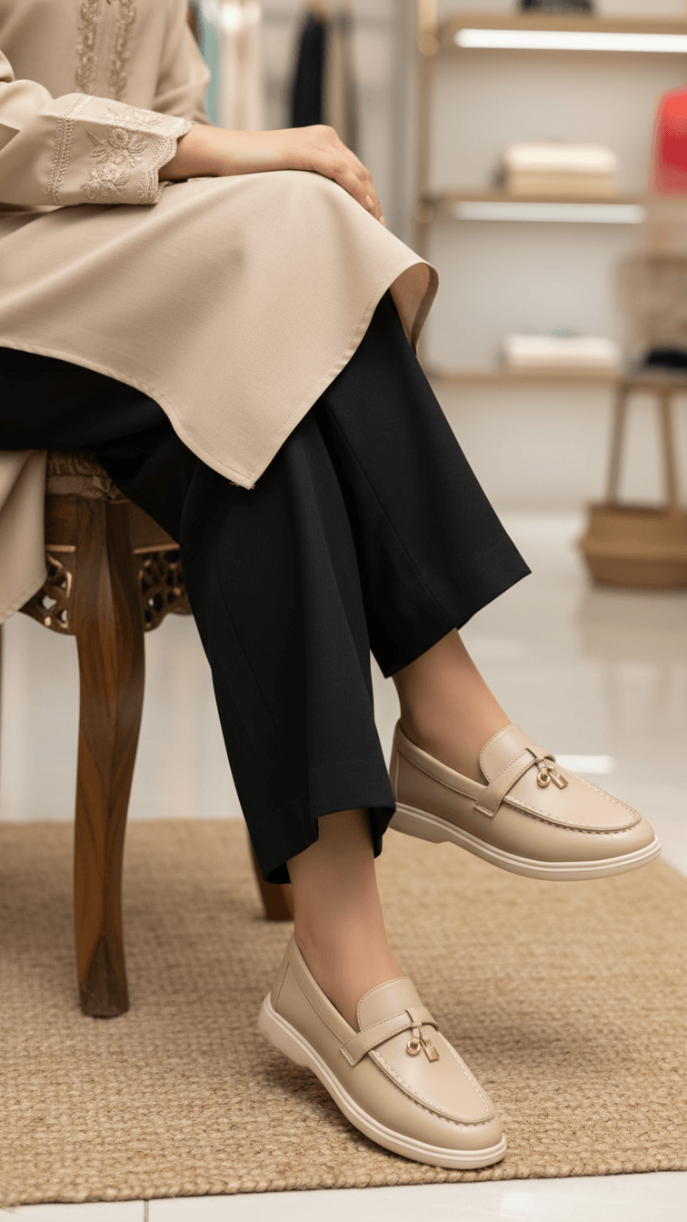 WN4524-62.png Beige Women Moccasin WN4524 - View 1