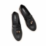 Black Women Moccasin WN4524 - View 5