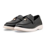 Black Women Moccasin WN4524 - View 3
