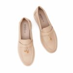 Beige Women Moccasin WN4524 - View 5