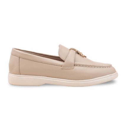 Beige Women Moccasin WN4524 - View 2