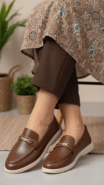 Coffee Women Moccasin WN4525 - View 2