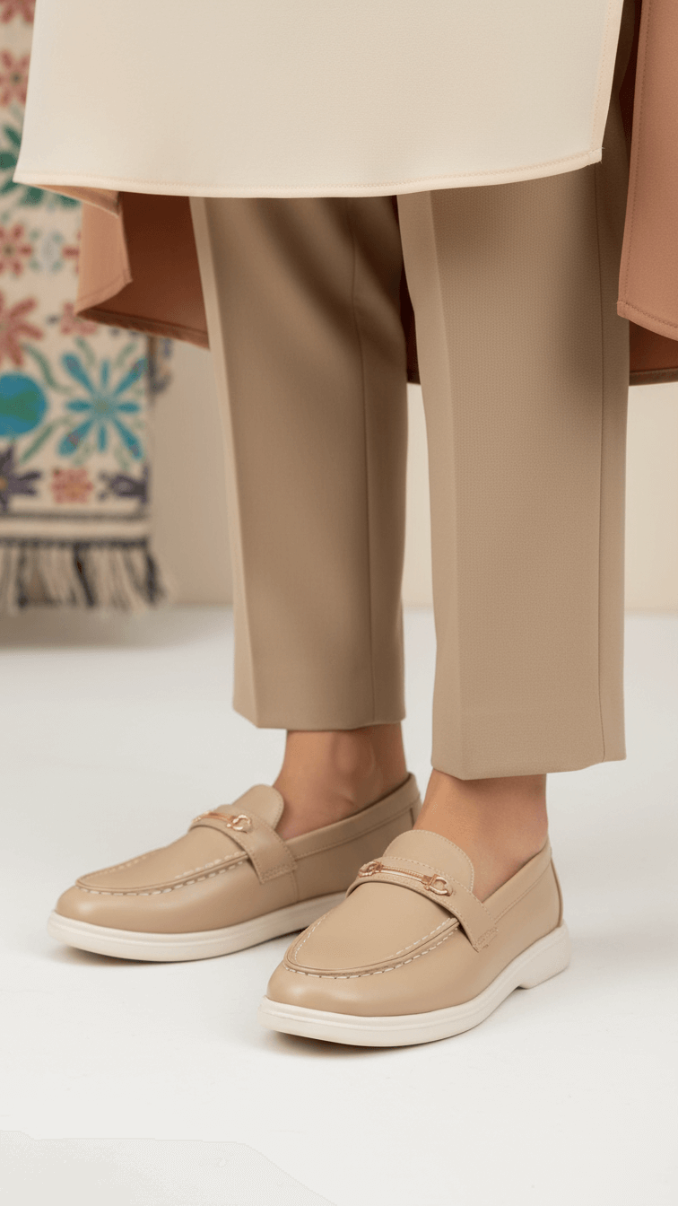 WN4525-62.png Beige Women Moccasin WN4525 - View 1