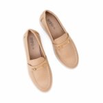 Beige Women Moccasin WN4525 - View 5