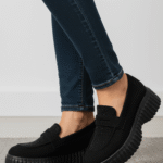 Black Moccasin For Ladies WN4527 - View 1