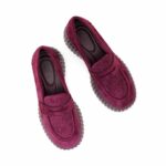 Maroon Moccasin For Ladies WN4527 - View 5