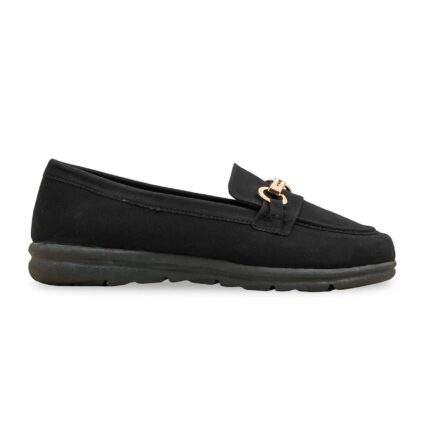 Black Women Moccasin WN4537 - View 2