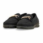 Black Women Moccasin WN4537 - View 3