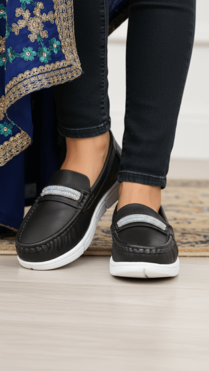 Olive Women Moccasin WN4541 - View 1