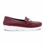 Maroon Moccasin For Women WN4541 - View 2