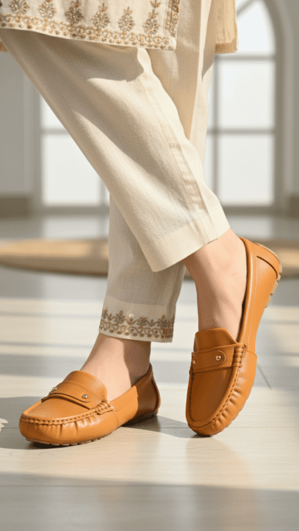Tan Women Pumps WN4542 - View 2
